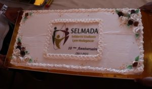 Gâteau d'anniversaire logo SELMADA